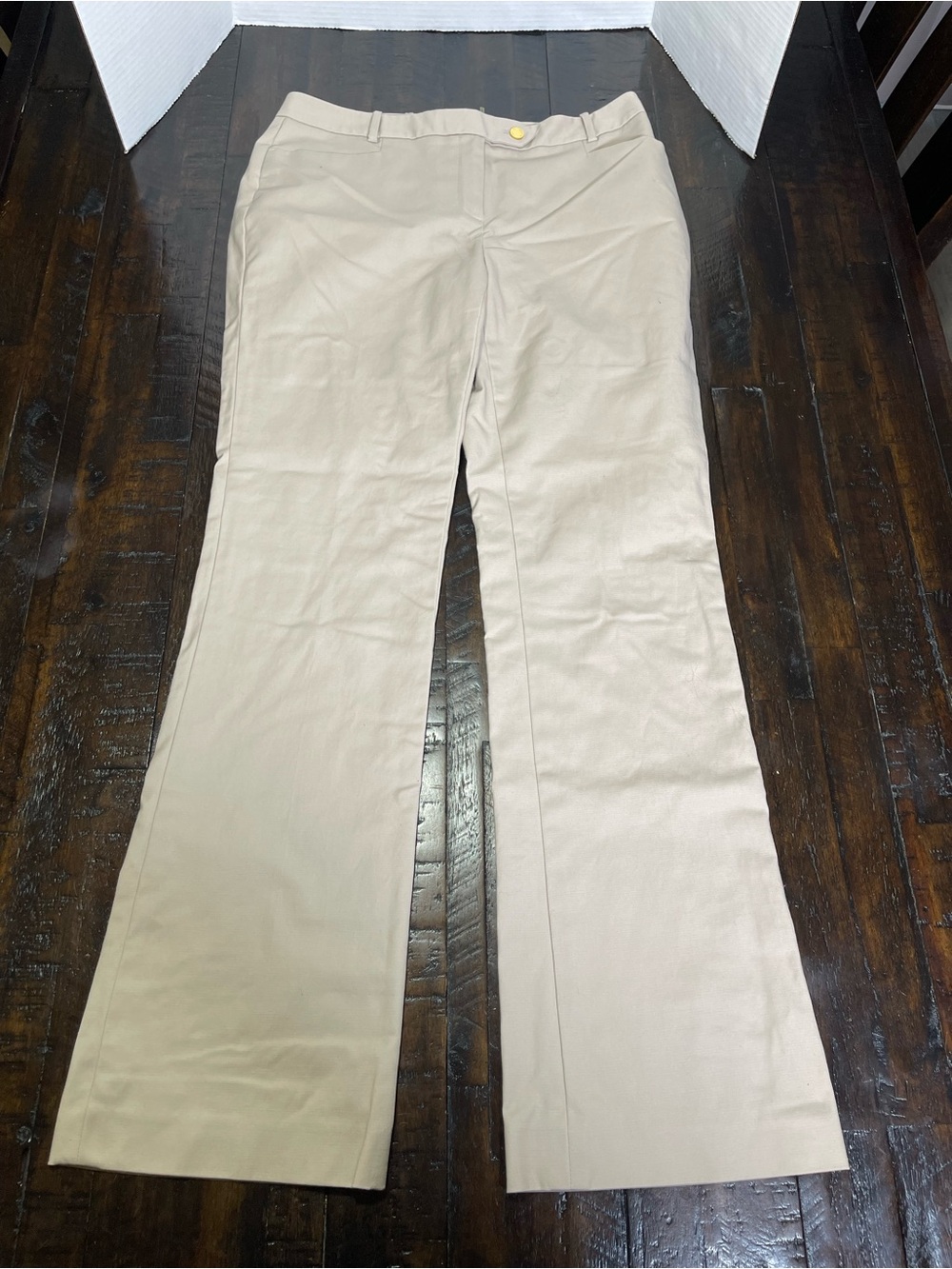 Calvin Klein Women's Light Beige Boot Cut Pants